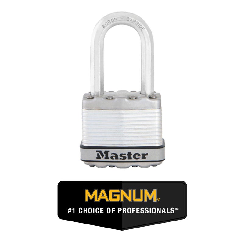 Master Lock M1XDLF Magnum Heavy Duty Padlock with Key, 1 Pack - Image 2
